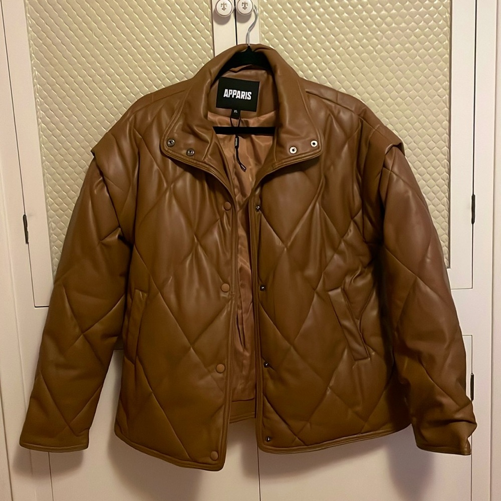 Apparis faux leather jacket - XL